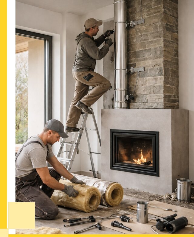 Монтаж дымоходов для каминов в Батайске от 15182 р. ЭриданБтс