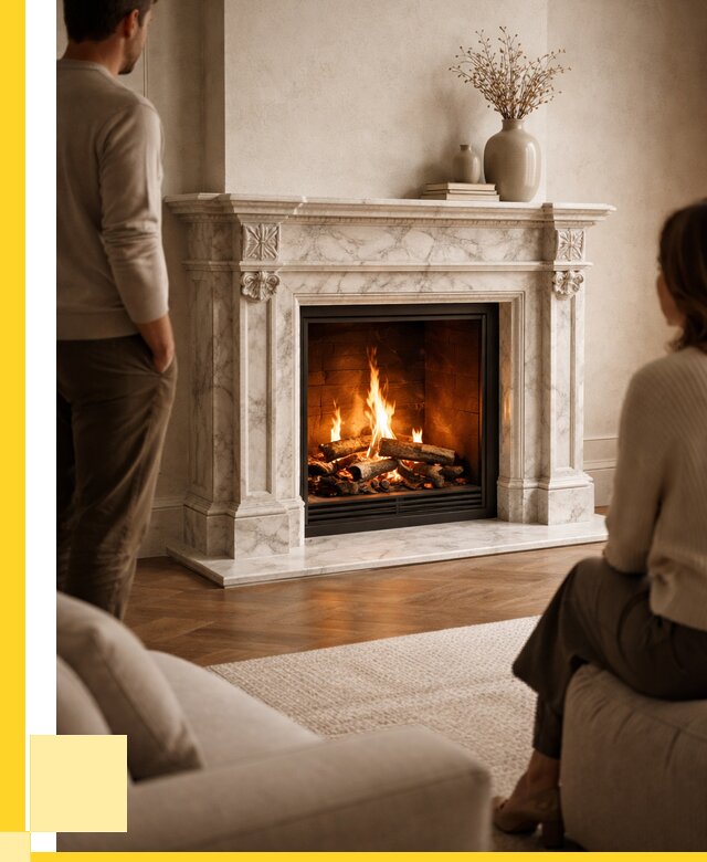 Мраморные камины под ключ в Батайске от 253025 р. | ЭриданБтс