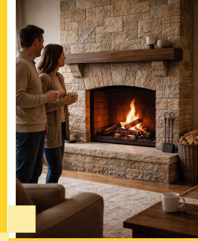 Каменные камины на заказ в Батайске от 182178 р. | ЭриданБтс