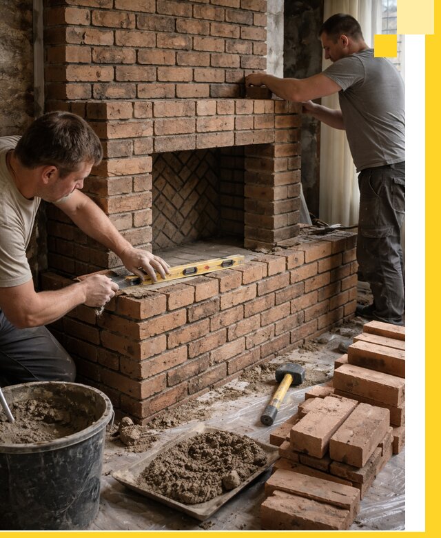 Изготовление и установка кирпичных каминов в Батайске