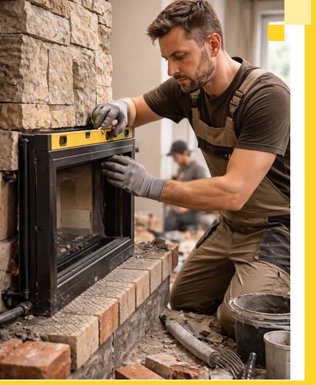 Дровяные камины под ключ в Батайске: монтаж, обустройство