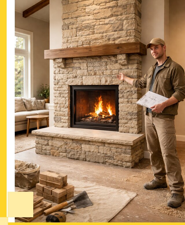 Камины под ключ в Батайске от 182178 р. | ЭриданБтс — установка