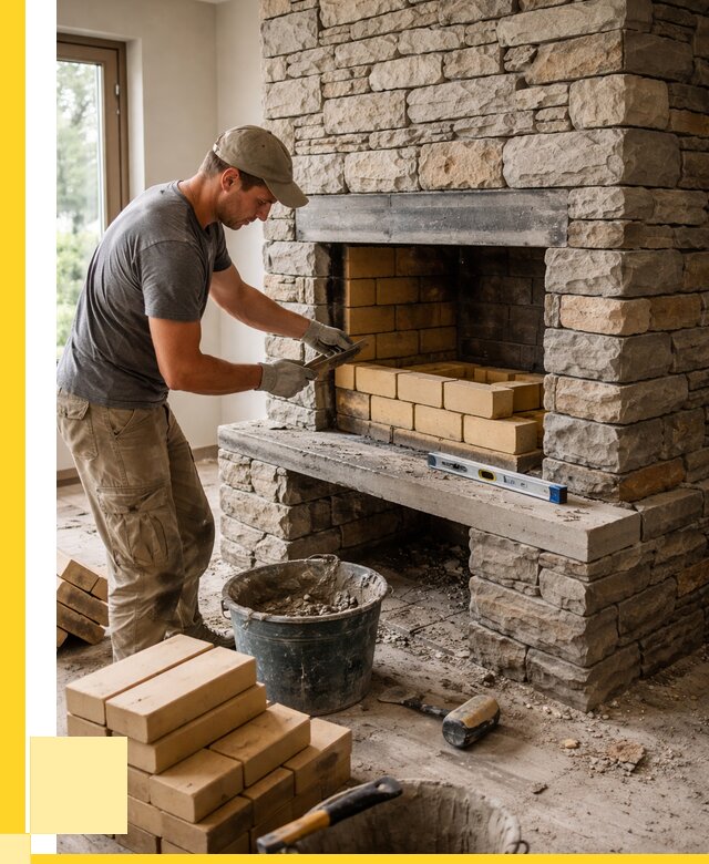 Кладка каминов и камина в Батайске от 25303 р. ЭриданБтс