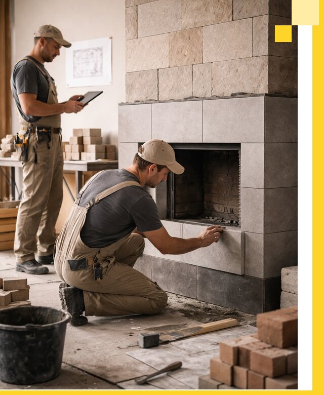 Индивидуальные проекты каминов и каминных систем в Батайске