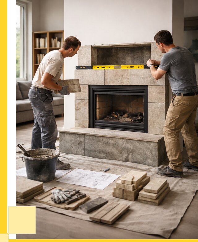 Монтаж каминов и установка в Батайске от 45545 р. | ЭриданБтс