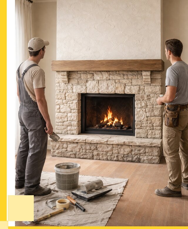 Отделка каминов в Батайске от 6579 р. под ключ | ЭриданБтс