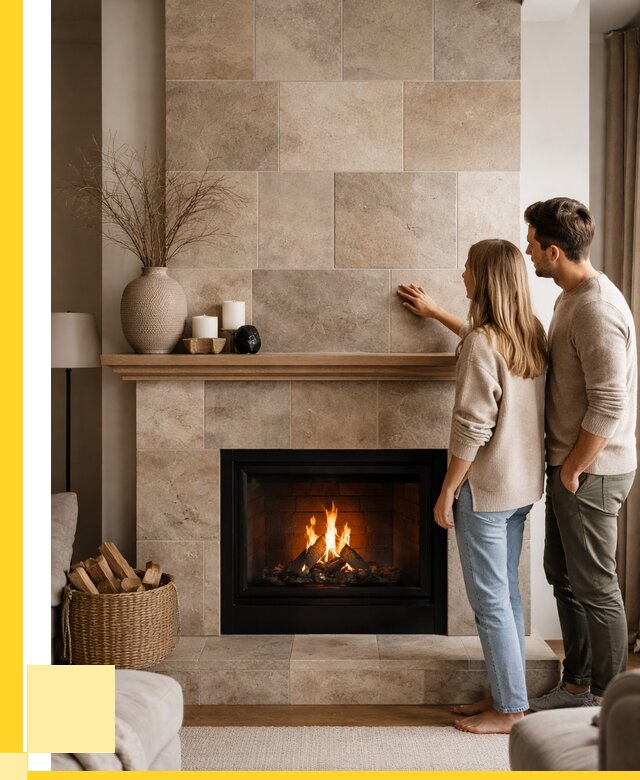 Облицовка каминов керамогранитом в Батайске от 4554 р. | ЭриданБтс