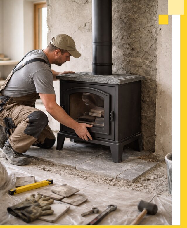 Профессиональный монтаж печей и каминов в Батайске под ключ