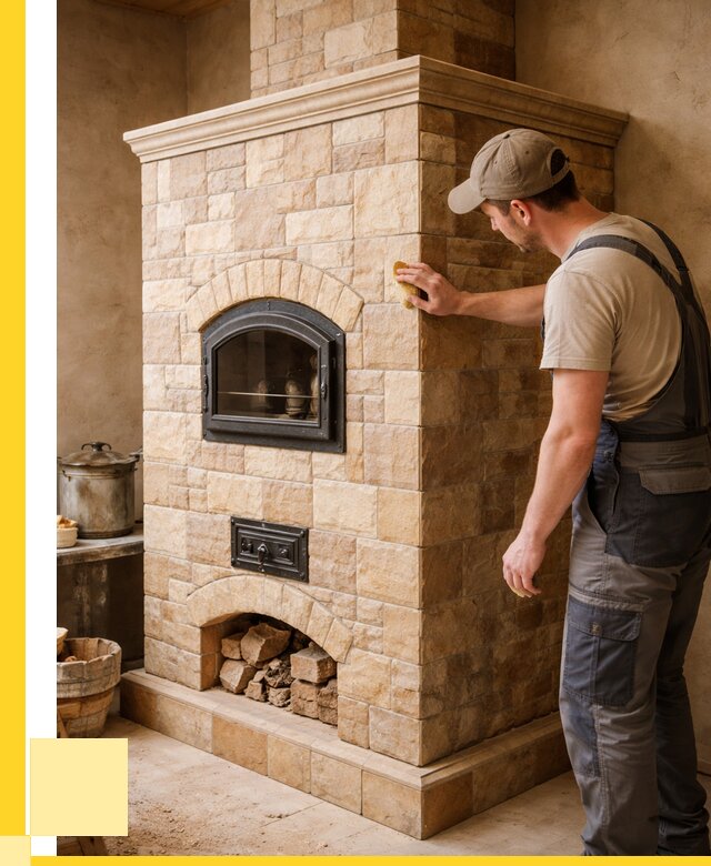 Облицовка печей в Батайске от 4554 р. под ключ | ЭриданБтс