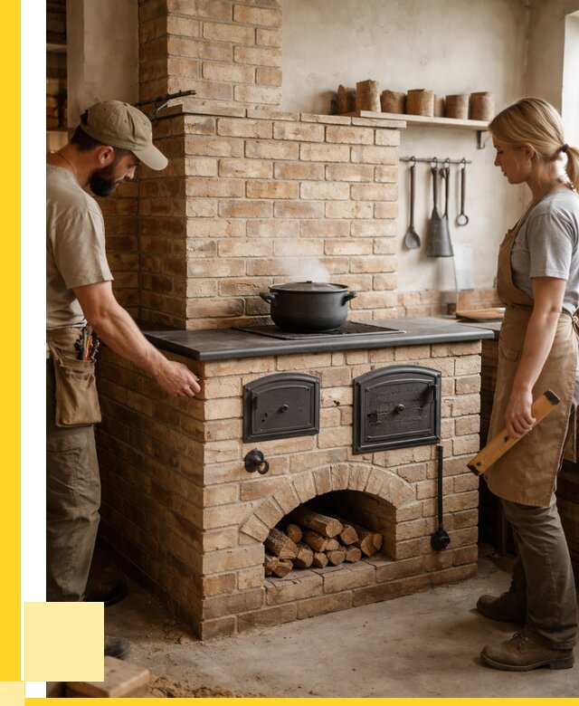 Варочно отопительные печи в Батайске от 91089 р. | ЭриданБтс