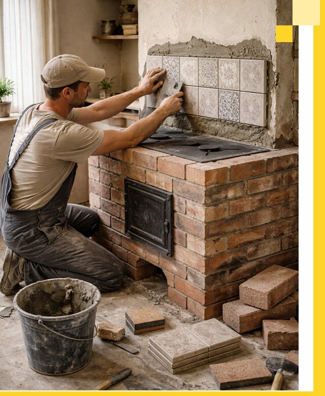 Печи с плитой на заказ монтаж гарантия и сервис в Батайске