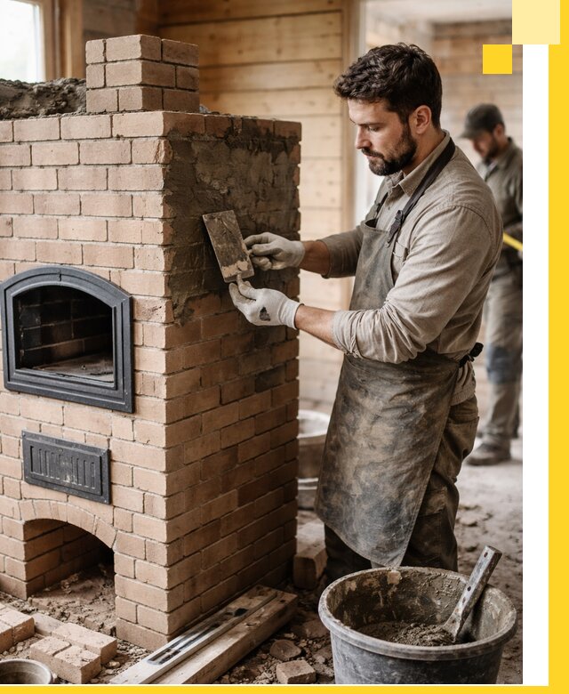 Изготовление и установка печей-шведок под ключ в Батайске