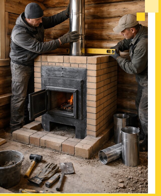 Проектирование, изготовление и установка банных печей в Батайске