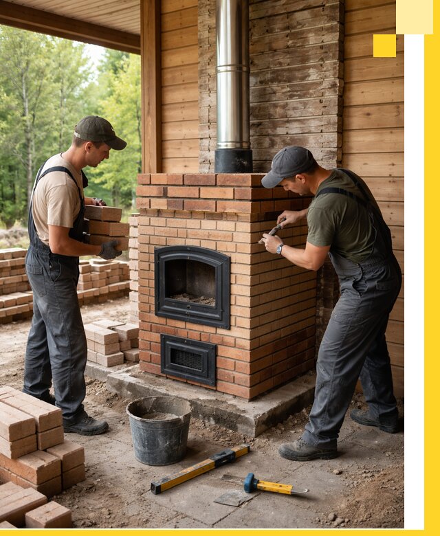 Производство и установка дачных печей под ключ в Батайске