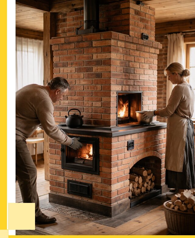 Печи для загородного дома под ключ в Батайске от 80968 р. | ЭриданБтс