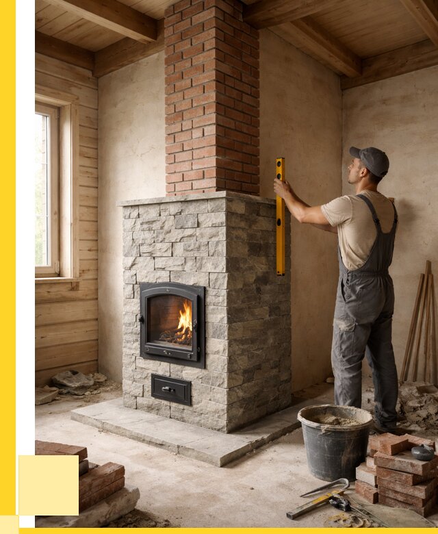 Печи и дымоходы под ключ в Батайске от 45545 р., ЭриданБтс