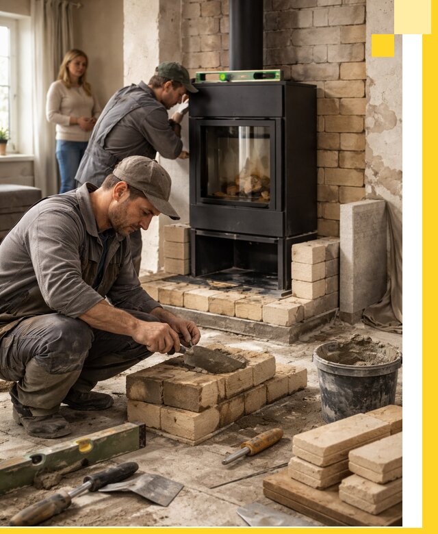 Печи и камины под ключ: проект, установка в Батайске