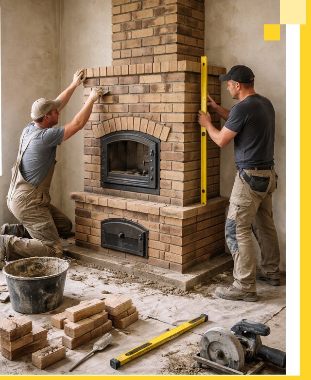 Продажа и установка печей и каминов для дома под ключ в Батайске