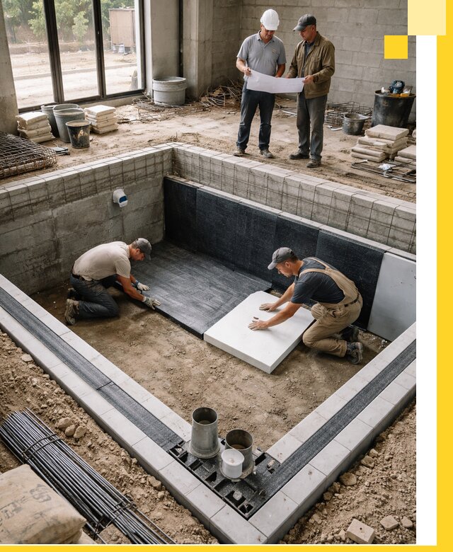 Проекты частных и общественных бассейнов под ключ в Батайске