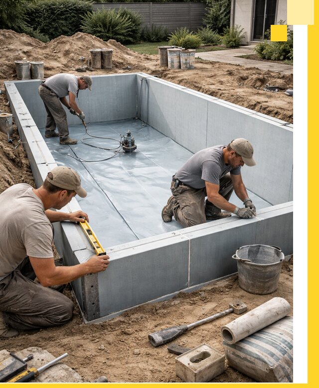 Профессиональный монтаж бассейнов под ключ в Батайске с гарантией