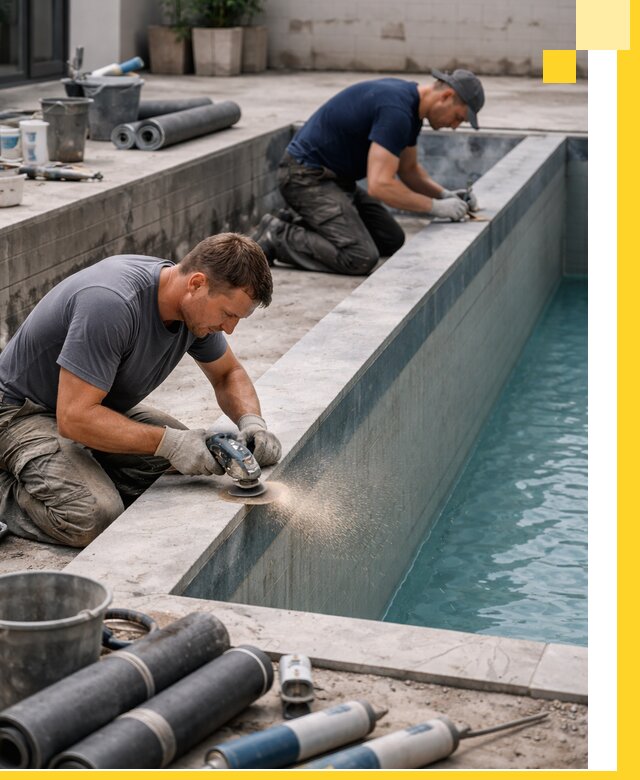 Профессиональный ремонт бассейнов под ключ в Батайске