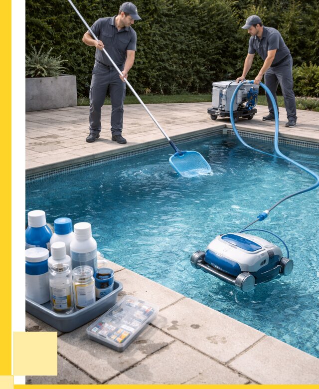 Чистка бассейнов в Батайске роботами, от 4554 р. | ЭриданБтс