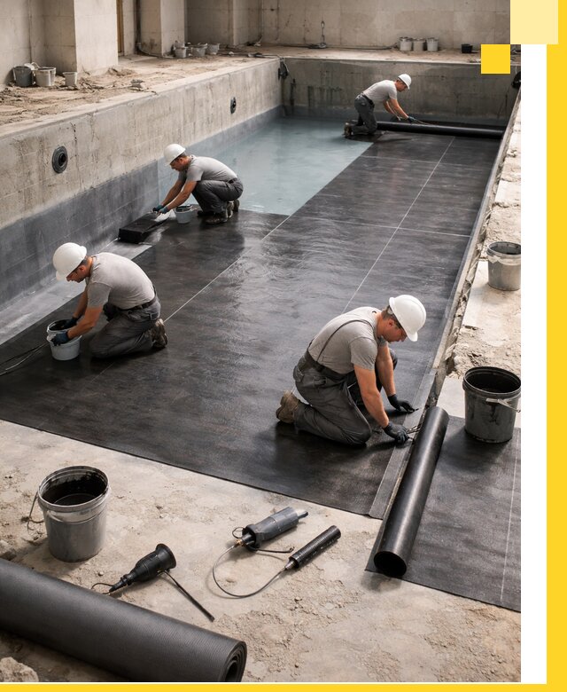 Профессиональная гидроизоляция бассейнов и чаш в Батайске под ключ