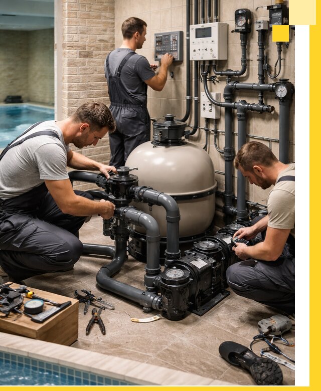 Комплексное оборудование для бассейнов под ключ в Батайске