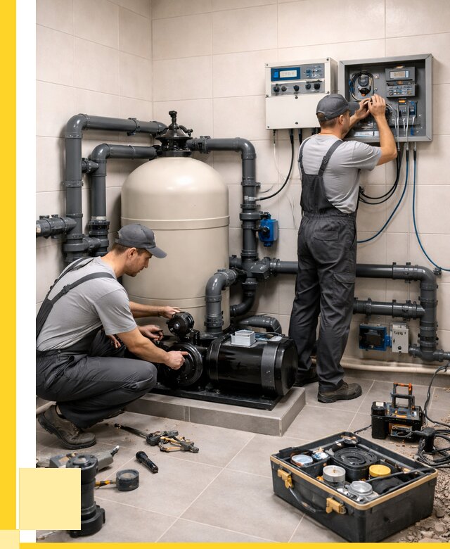 Монтаж оборудования для бассейнов в Батайске от 40484 р. | ЭриданБтс