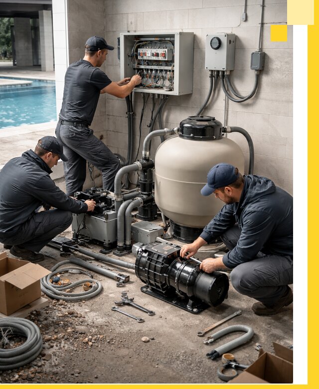 Профессиональный монтаж оборудования для бассейнов в Батайске