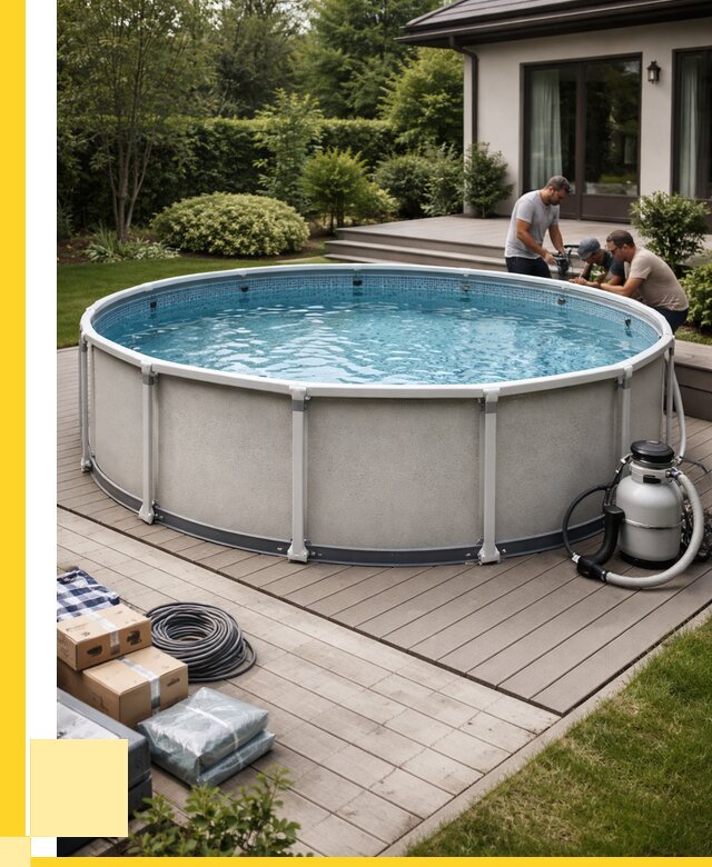 Купить каркасные бассейны в Батайске от 45545 р. | ЭриданБтс