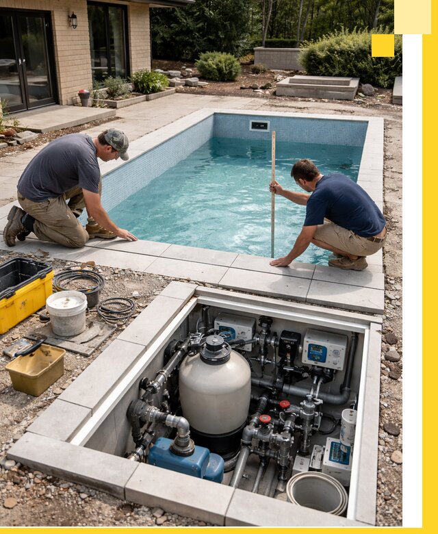 Строительство качественных домашних бассейнов под ключ в Батайске