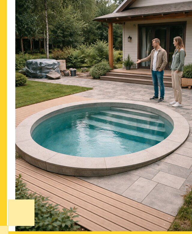 Бассейн на даче под ключ в Батайске от 202420 р., ЭриданБтс