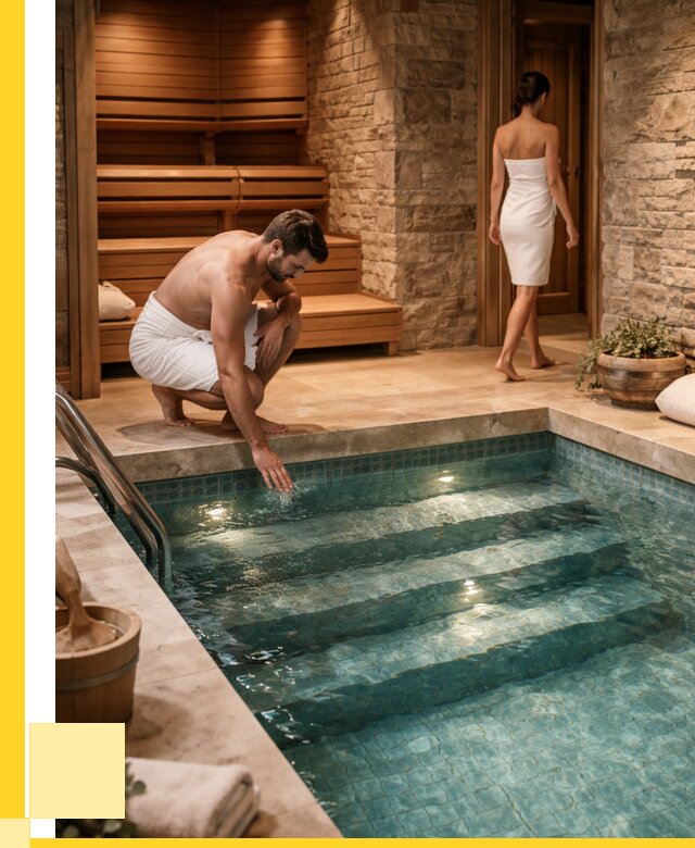 Сауна с бассейном под ключ в Батайске от 121452 р., ЭриданБтс