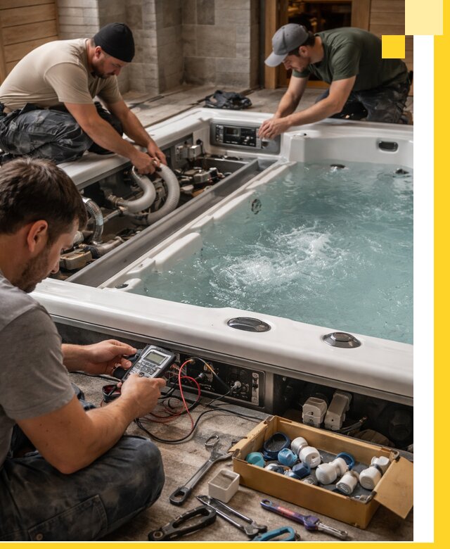 Гидромассажные бассейны под ключ в Батайске, дизайн и монтаж