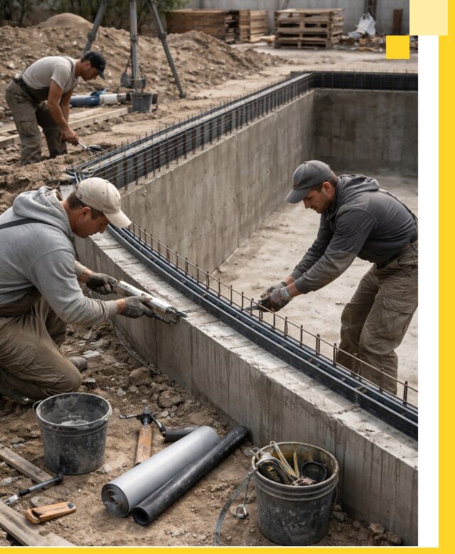 Качественный монтаж чаши бассейна в Батайске под ключ с гарантией