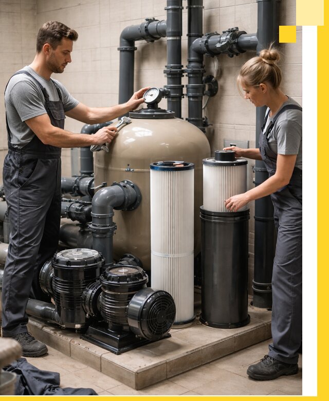 Фильтры и системы фильтрации для бассейнов в Батайске