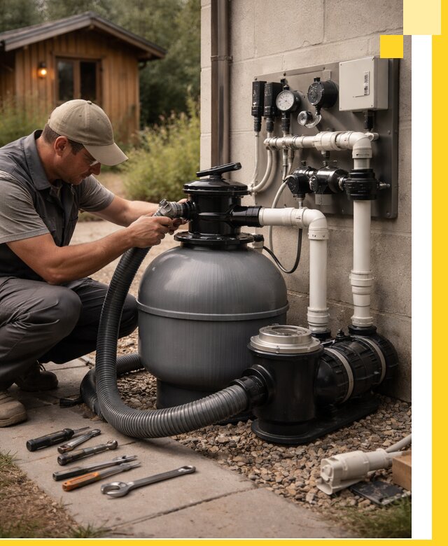 Продажа и монтаж фильтров и насосов для бассейнов в Батайске