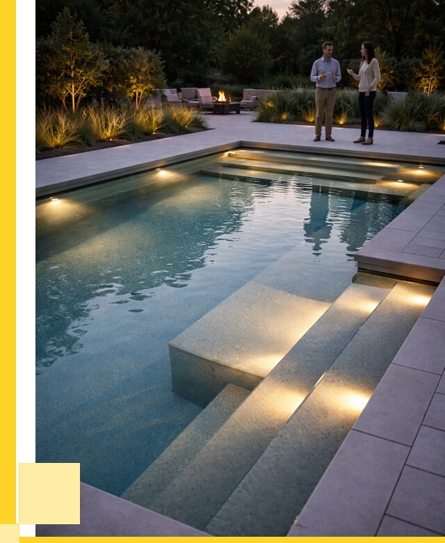 Освещение бассейнов в Батайске под ключ от 25303 р. | ЭриданБтс