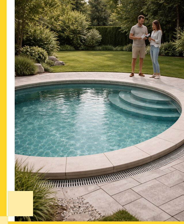 Круглые каркасные бассейны купить в Батайске от 253025 р. | ЭриданБтс