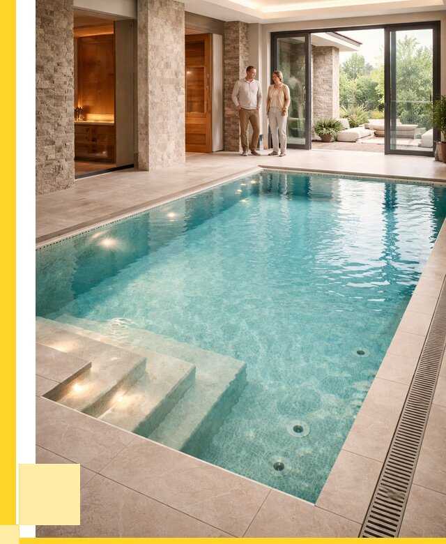 Бассейн во дворе в Батайске: проект, отделка от 1214520 р. | ЭриданБтс