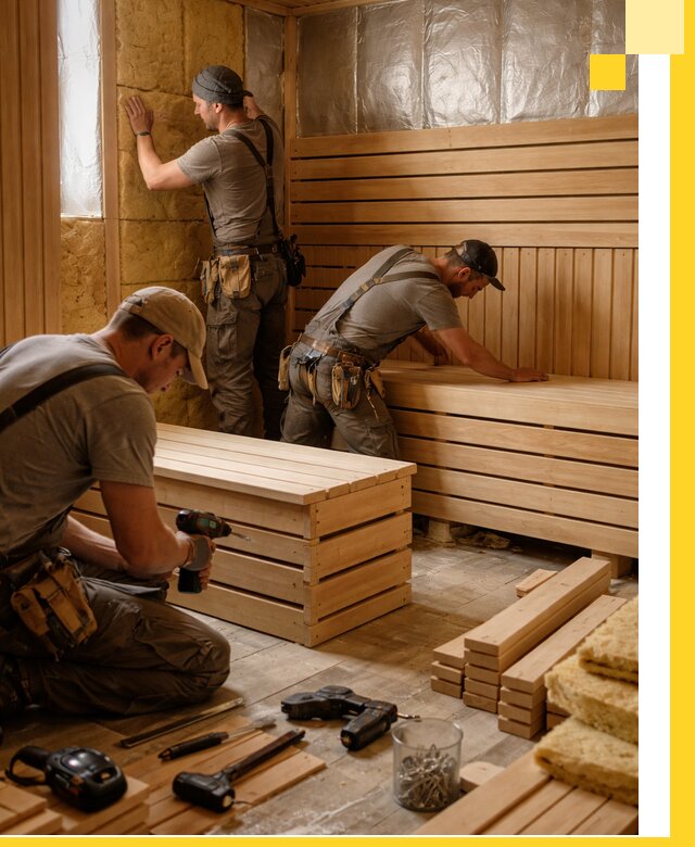 Профессиональное строительство саун под ключ в Батайске