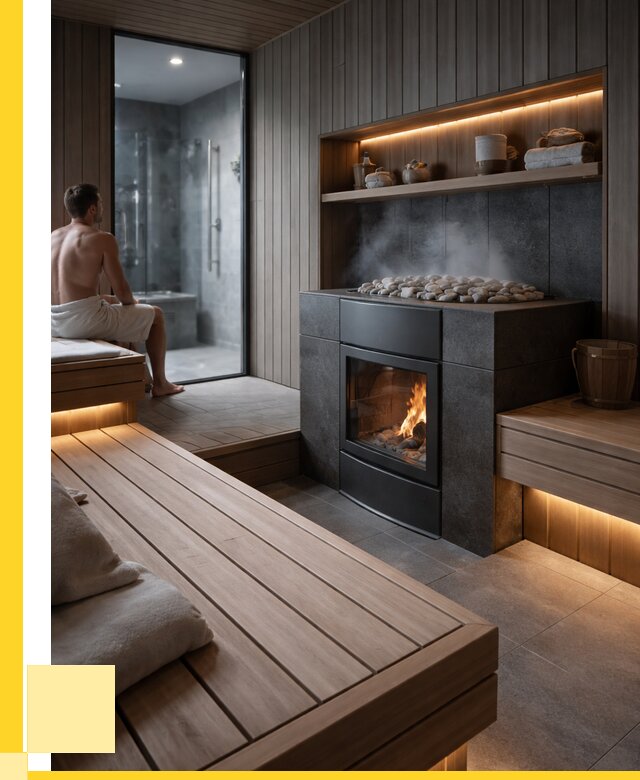 Проект сауны в частном доме в Батайске от 35424 р. | ЭриданБтс