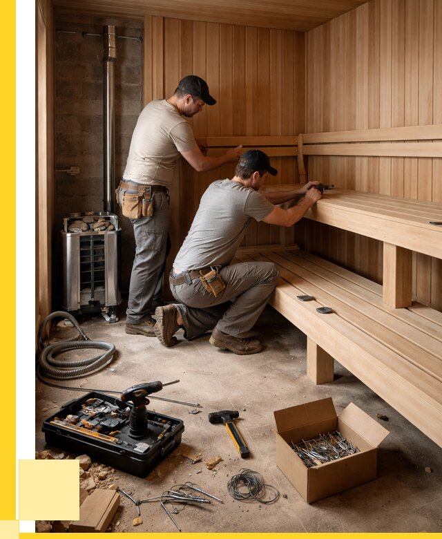 Монтаж саун под ключ в Батайске от 121452 р. | ЭриданБтс