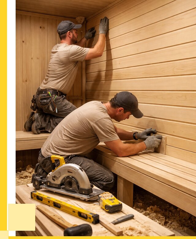 Обшивка саун вагонкой в Батайске от 2530 р. | ЭриданБтс