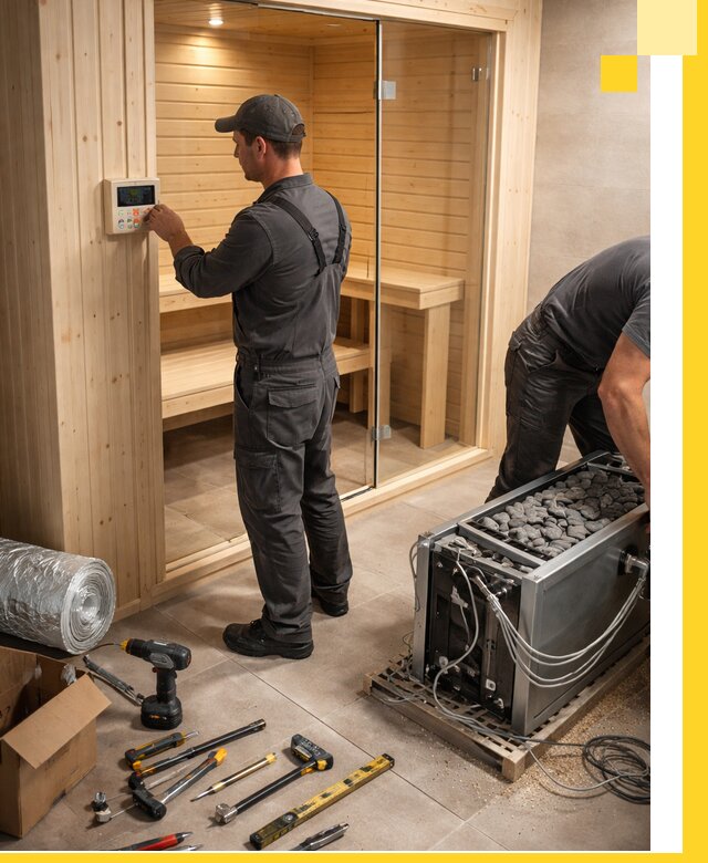 Поставка, установка и монтаж электрических саун в Батайске