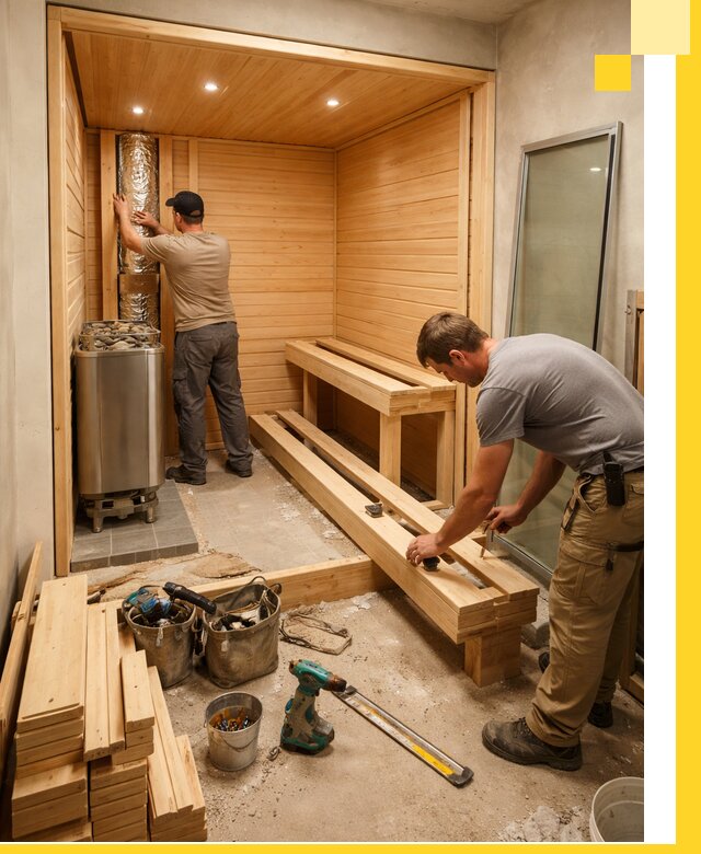 Проектирование и установка домашних саун под ключ в Батайске