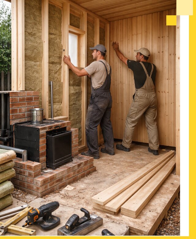 Строительство и установка дачных саун под ключ в Батайске