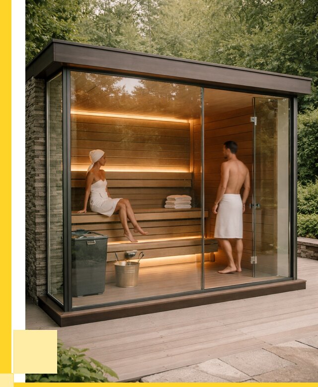 Сауна стеклянная и двери для сауны в Батайске от 253025 р. | ЭриданБтс