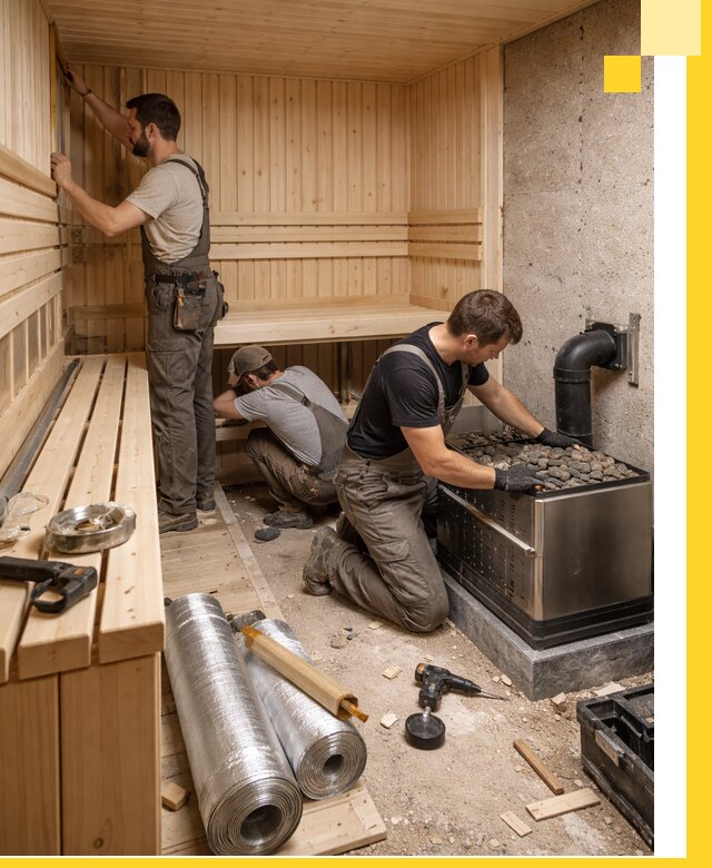 Индивидуальные сауны на заказ в Батайске под ключ, проект и монтаж